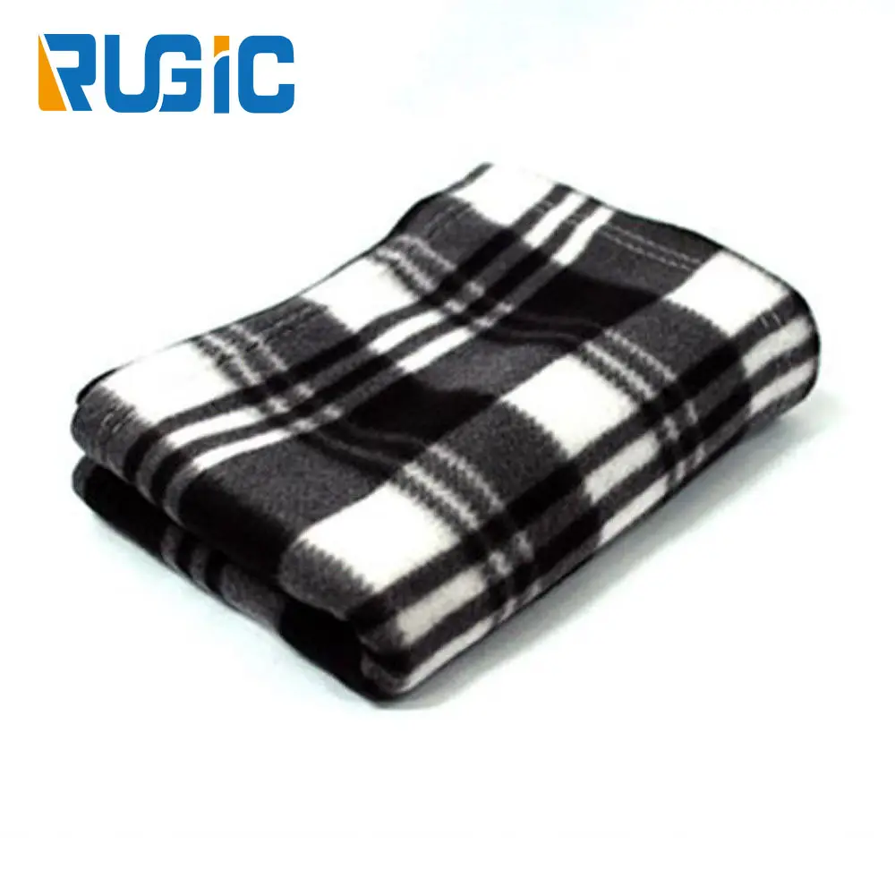 Home Office Classic Plaid Pattern 4 colori Polare del Panno Morbido Portable Snuggle Plaid Rimessa Laterale Coperta