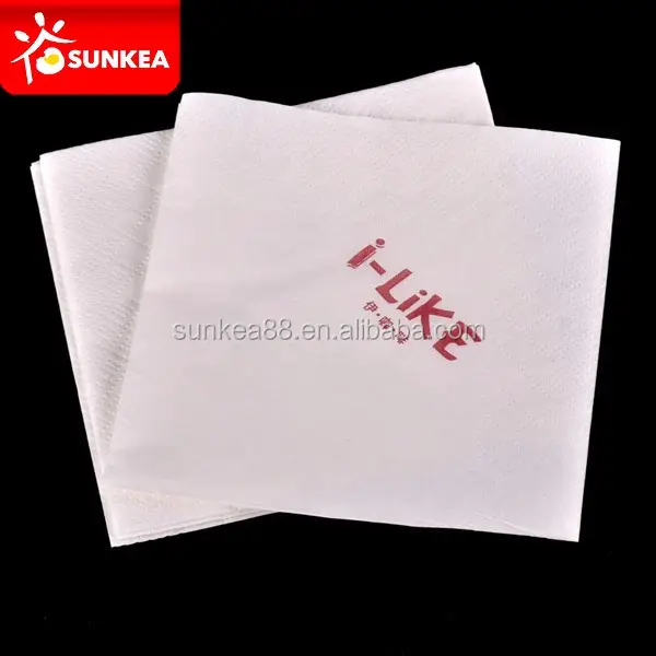 Printed cocktail standard size colour napkin with printing