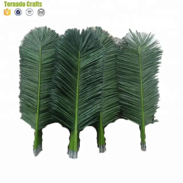 Декоративная ткань для помещений и улицы, ветки кокосового дерева, искусственные листья пальмы