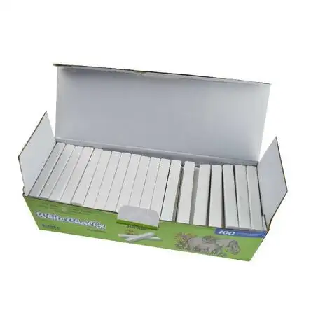 Tốt nhất 100PCS trắng vuông không độc hại bột phấn cho sinh viên giáo viên với các công cụ trường học