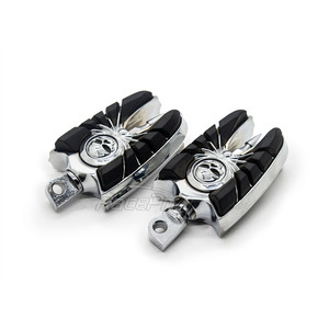Viuda Clavijas Macho Monte Chrome Ias Estriberas Clavija Para Harley FXST FLH XL DYNA - Product Image 2
