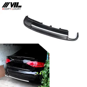 S4 Look Bumper Lip PU Material A4 B8 Rear DiffuserためAudi A4 B8