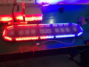 Barra Luminosa Stroboscopica di Emergenza a LED Rosso e Blu per Veicoli TBD09926-22a - Product Image 3