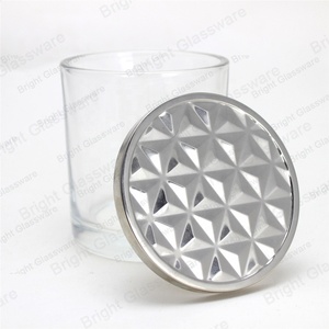 Couvercle en métal argent <span class=keywords><strong>noir</strong></span>, 12 pièces, pour pot, bougeoir, tasse en verre - Product Image 6
