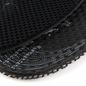 Charcoal 3D Mesh Massage Partikel Latex schaum Einlegesohlen Cut table Fit für Ihre Größe - Product Image 4