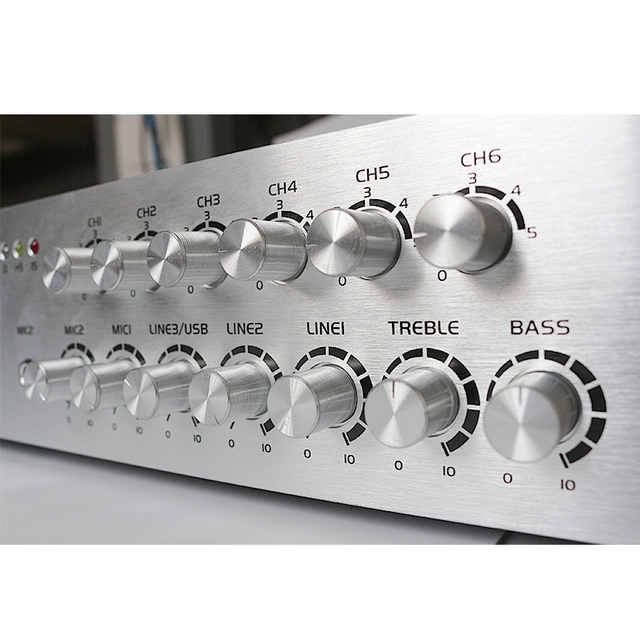 150w Multi Channel Amplificador De Som Mp3 Download Audio Amplifier Speaker with Independent Adjustment