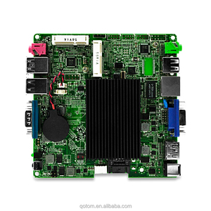 2019 نانو ITX اللوحة الصناعية 12*12 سنتيمتر J1900 رباعية النواة كوم VGA Lan USB X86 بدون مروحة البسيطة Pc Mothterboard - Product Image 2