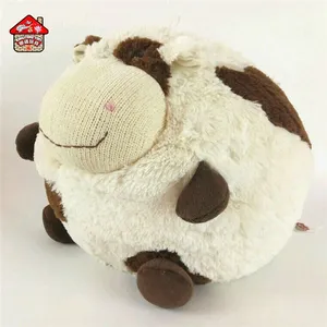 Soft PP cotton stuffed animal cow body pillows plush toy