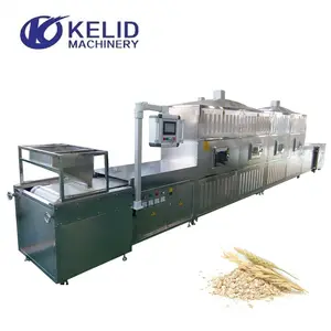工业隧道式小麦玉米绿豆籽粒微波干燥机