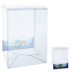 Soft Crease Clear Hard PET Plastic Box for <strong>Funko</strong> <strong>POP</strong> Toy <strong>Protector</strong> Pack Transparent Foldable Display Storage Carton - Product Image 1