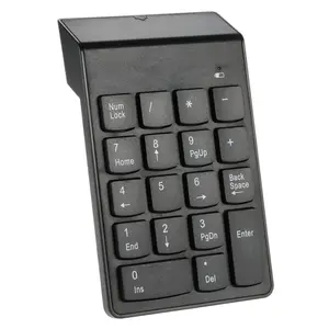 3.0 संख्यात्मक डिजिटल कीबोर्ड कीपैड वायरलेस कीबोर्ड संख्या पैड 18 चाबियाँ मिनी कीबोर्ड के लिए लैपटॉप टैबलेट स्मार्टफोन