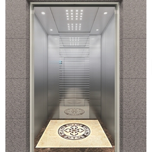 Syneyコンテンポラリー450Kg 6人用旅客エレベーターエネルギーと省スペース、ギアレストラクションマシンとACドライブ - Product Image 1