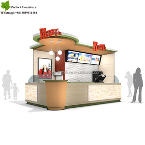 Perfetto centro commerciale di grandi dimensioni Fast Food stallo chiosco caffè Design Crepe chiosco Waffle Booth in vendita - Product Image 2