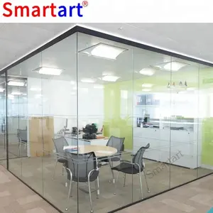 Smartart 2022 Dinding Kaca Partisi Bening Kantor Berkualitas Baik