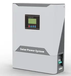 Hybrid solar power inverter 2kw 3kw 4kw 5kw 6kw off-grid tie combined with MPPT solar charge controller