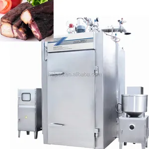 Industrial pollo ahumadero horno/ahumadero horno para hacer el pescado ahumado pollo de carne de salchicha de cerdo salami comida