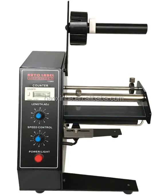 Elektrische label dispenser machine/automatische label stripper/Elektrische label snijmachine