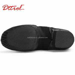 D004716 Dttrol dance <span class=keywords><strong>zapatos</strong></span> <span class=keywords><strong>de</strong></span> <span class=keywords><strong>jazz</strong></span> negros <span class=keywords><strong>de</strong></span> cuero genuino - Product Image 5