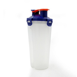 Bouteilles d'eau personnalisées de 500ml, double Shaker, <span class=keywords><strong>tasse</strong></span> <span class=keywords><strong>avec</strong></span> <span class=keywords><strong>infuseur</strong></span> <span class=keywords><strong>à</strong></span> thé, Sport, GYM, plastique, boisson directe, écologique, vente en gros - Product Image 4