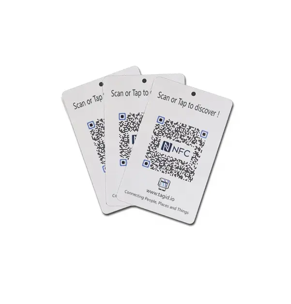 13.56mhz rfid id card scan qr code rfid card printing