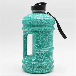 Logotipo Personalizar l fosco de plástico descartável de cor 2.2L Grande Capacidade Garrafa de Água garrafa de água shaker proteína Ginásio de Fitness