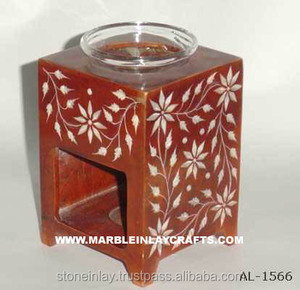Handmade Red Soapstone Aroma Oil <b>Diffuser</b> - Product Image 1