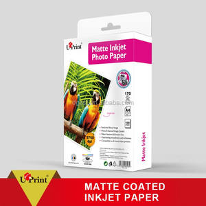 A4 180gsm <span class=keywords><strong>papel</strong></span> fotográfico mate/inyección de tinta de impresión de fotos - Product Image 1