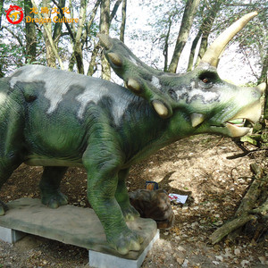 De tamaño natural animatronics dinosaurio Triceratops dinosaurio equipo animatronic para al aire libre - Product Image 3