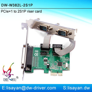 Alta calidad Serie 2 + <span class=keywords><strong>1</strong></span> Puerto Paralelo PCI-e Express Card - Product Image 1