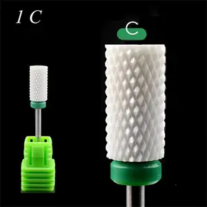 Nail Cleaner Tool 3/32" Nail Drill Bits Ceramic For Electric Manicure Machine Quickly Remove Gel