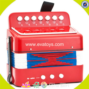 Venta al por mayor de alta calidad niños de juguete de madera acordeón profesional de los niños de piano de acordeón W07K006A - Product Image 5