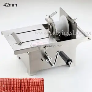 0-42ミリメートルStainless Steel Hand Rolling Sausage Tying Machine