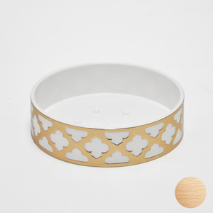 Ensemble de 4 pièces d'accessoires de salle de bains, motif Baroque, couleur rouge - Product Image 5