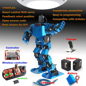 17 DOF éducation <span class=keywords><strong>Robot</strong></span> bipède robotique <span class=keywords><strong>Robot</strong></span> <span class=keywords><strong>humanoïde</strong></span> lynxmotion <span class=keywords><strong>Kit</strong></span> - Product Image 1