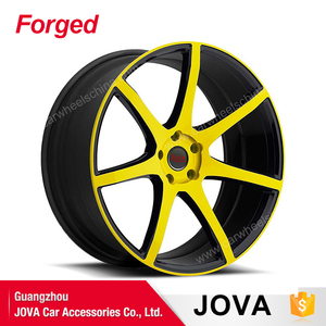 Jova forged cóncavo carreras barato <span class=keywords><strong>llantas</strong></span> de aleación negro y verde <span class=keywords><strong>llantas</strong></span> - Product Image 6