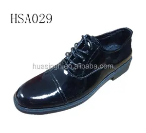 ZH-zapatos de oficina resistentes a las arrugas de cuero brillante, superventas, HSA029