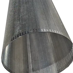 Berlubang Silinder Filter/Stainless Steel Tabung Filter/Saringan Air