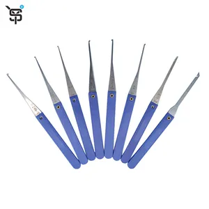 Lishi outils de serrurier professionnels, usine chinoise, poignée bleue, outils d'extraction de clés cassées, YS500170