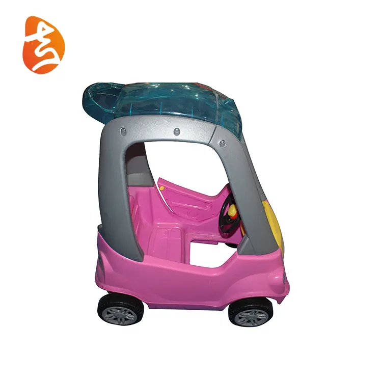 Promoción de fábrica, coche de juguete de plástico de paseo barato personalizado para niños