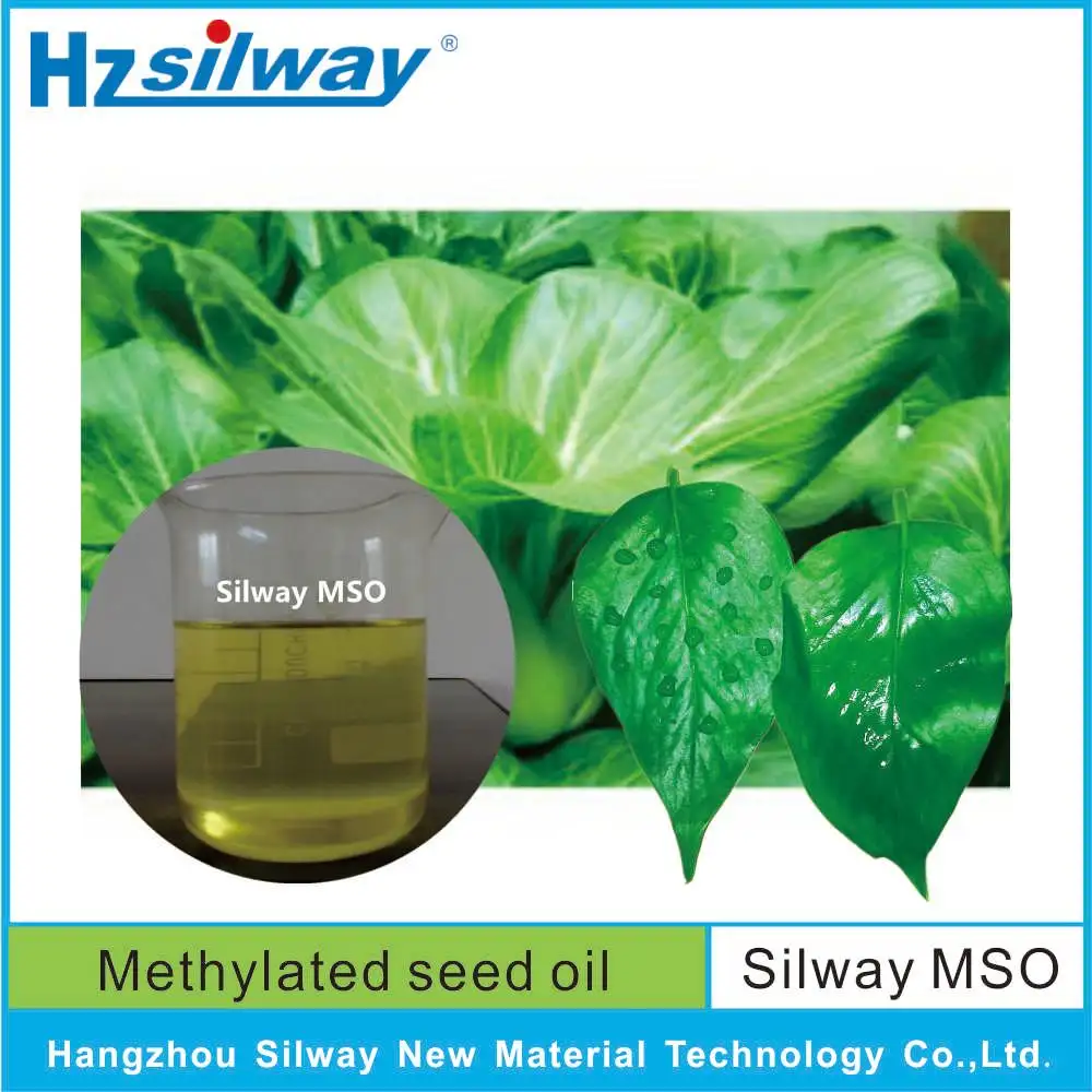 Silway mso methylated البذور معدل النفط المساعد لل مبيدات الأعشاب أفضل الأسعار جودة عالية