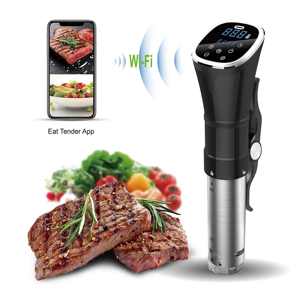 IPX7 עמיד למים חשמלי דיגיטלי טיימר בקרת Sous Vide סירקולטור טבילה איטי סיר wifi