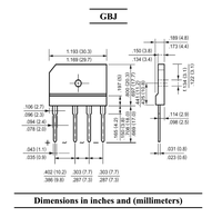 Diode redresseur de pont, livraison gratuite, 25A kj25005 ktj2510