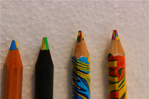 7 pollici naturale Multi Matita di Colore Arcobaleno Piombo 4 in <span class=keywords><strong>1</strong></span> Matita - Product Image 4