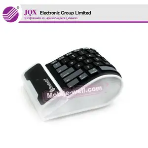 caliente venta de cuero de la pu caso de la teclado bluetooth micro usb teclado tableta caso para Note 10,1