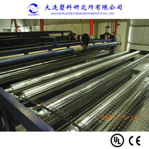 <span class=keywords><strong>PP</strong></span>/<span class=keywords><strong>PE</strong></span> Einschnecken-PLC Automatische Uniaxiale Biaxiale Erdarbeits-Geogitter-Extrusionsproduktionslinie Maschine - Product Image 3