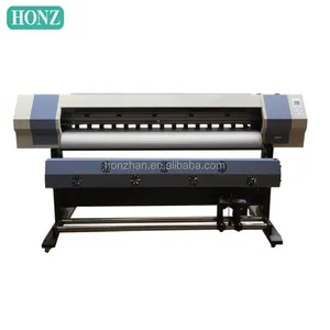 Shandong Honzhan Printer nonair ramah lingkungan iklan luar ruangan 1.8m besar dengan Printer dx7 dx5 baru terbaru