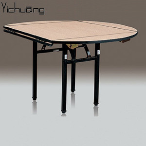 YC-T46 Tiệc Nhà Hàng Ván Ép Vòng Vuông Gấp Bảng - Product Image 1