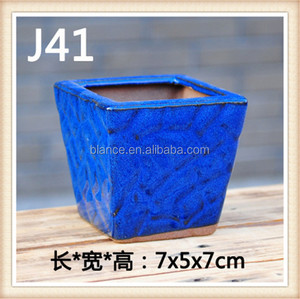 Grande jardinière <span class=keywords><strong>en</strong></span> <span class=keywords><strong>terre</strong></span> <span class=keywords><strong>cuite</strong></span> émaillée, vase rétro chinois, mini kit de plantes rondes <span class=keywords><strong>en</strong></span> <span class=keywords><strong>terre</strong></span> <span class=keywords><strong>cuite</strong></span> <span class=keywords><strong>avec</strong></span> argile, décoration d'intérieur - Product Image 4