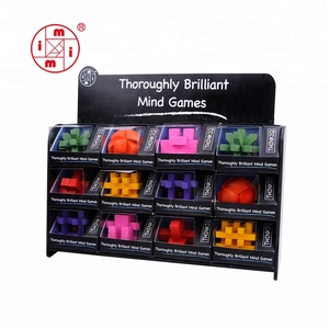 ICTI nhà máy Thông Minh 3D gỗ teaser brain câu đố đồ chơi vui <span class=keywords><strong>cube</strong></span> iq trò chơi iq đồ chơi 3d câu đố bóng cho người lớn - Product Image 3