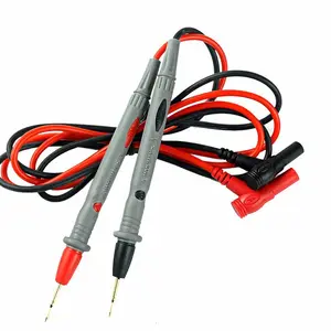 A-18 J PVC 1000V 20A afiada Ultra-Ouro-banhado Kit Multímetro Provas de Teste Banana Plug Probe